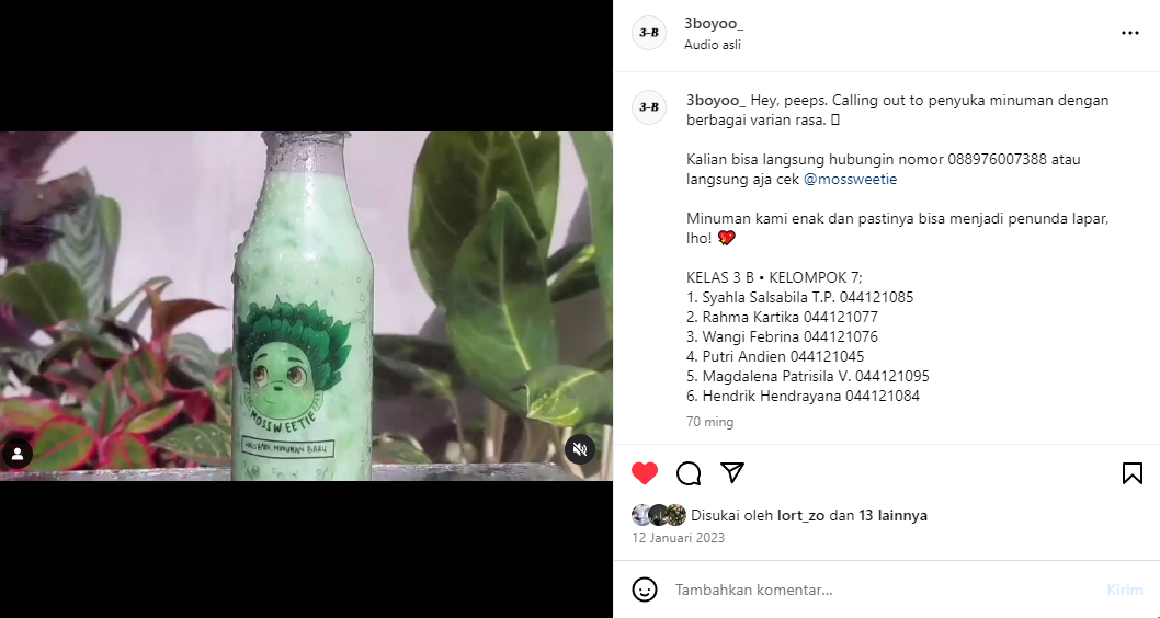 Mossweetie — Social Media / Product Content work by Magdalena Patrisila