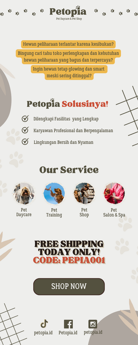 Petopia — Copywriting / Digital Campaign work by Magdalena Patrisila